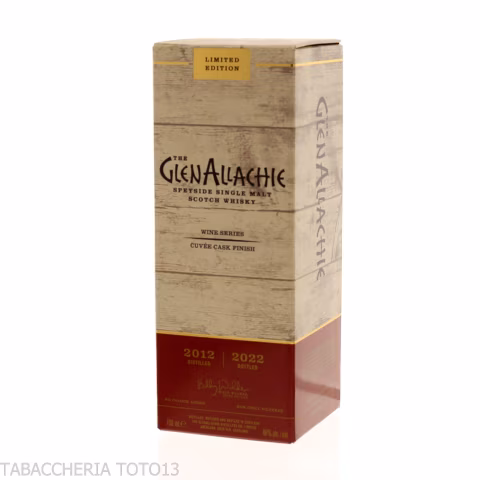 GlenAllachie 9 Y.o. wine series cuvee cask finish 2012 Vol.48% Cl.70-Whisky