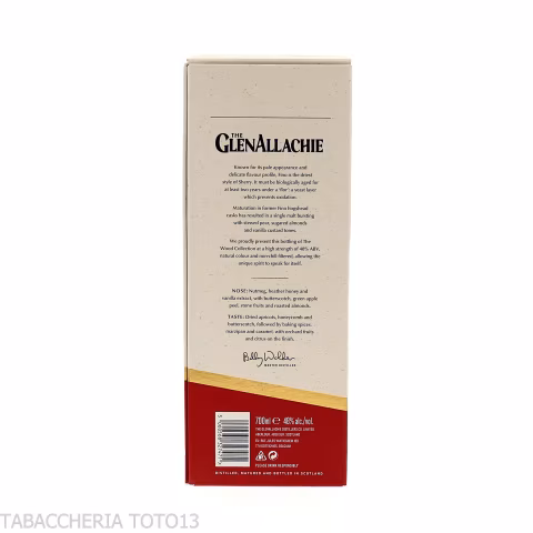 GlenAllachie 9 Y.o. Fino sherry wood collection Vol.48% Cl.70 - Distillati