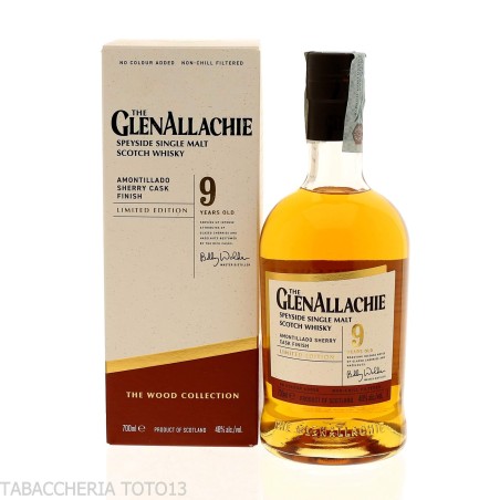 GlenAllachie 9 Y.o. Amontillado sherry wood collection Vol.48% Cl.70 - Spiritueux - Malt