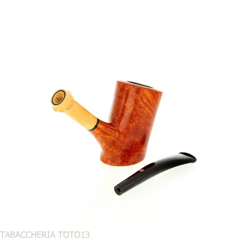 Tsuge pipe Tokyo 552 Cherrywood stand up en bruyère claire naturelle - Pipe Pour le Tabac - Racine naturelle