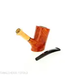 Tsuge pipe Tokyo 552 Cherrywood stand up en bruyère claire naturelle - Pipe Pour le Tabac - Racine naturelle