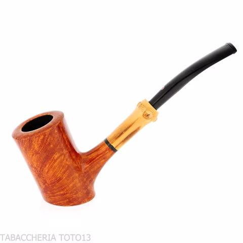 Tsuge pipe Tokyo 552 Cherrywood stand up in natural clear briar - Tobacco Pipes - Natural root