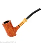 Tsuge pipe Tokyo 552 Cherrywood stand up in natural clear briar - Tobacco Pipes - Natural root