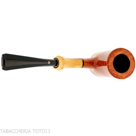 Tsuge Pfeife Tokyo 552 Cherrywood stand up in natürlich klarem briar - Tabakpfeifen