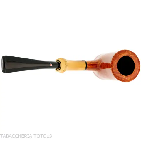 Tsuge pipe Tokyo 552 Cherrywood stand up in natural clear briar - Tobacco Pipes - Natural root