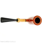 Tsuge pipe Tokyo 552 Cherrywood stand up in natural clear briar - Tobacco Pipes - Natural root