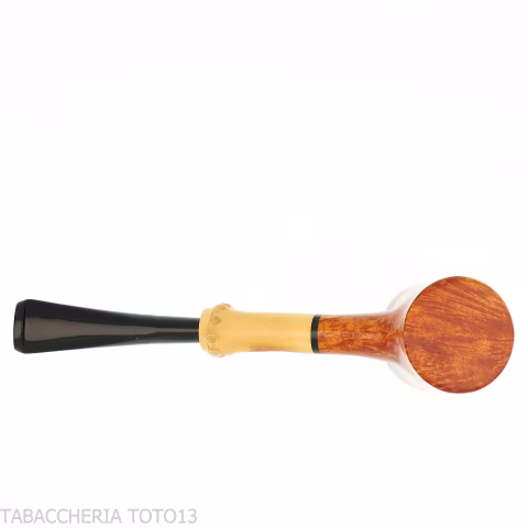 Tsuge pipe Tokyo 552 Cherrywood stand up in natural clear briar - Tobacco Pipes - Natural root
