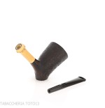 Tsuge Tokyo 553 woodstock ou cornet en bruyère sablée - Pipe Pour le Tabac - Racine naturelle
