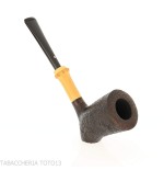 Tsuge Tokyo 553 woodstock or cornet in sanded briar - Tobacco Pipes - Natural root