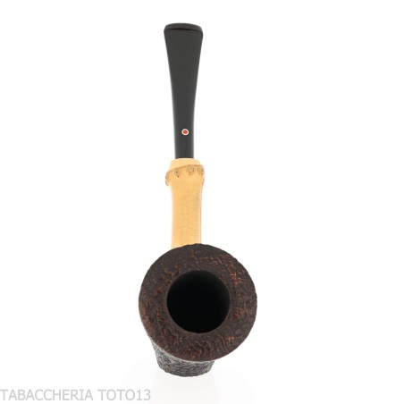 Tsuge Tokyo 553 woodstock or cornet in sanded briar - Tobacco Pipes - Natural root