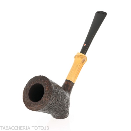Tsuge Tokyo 553 woodstock o cornetta in radica sabbiata - Pipe
