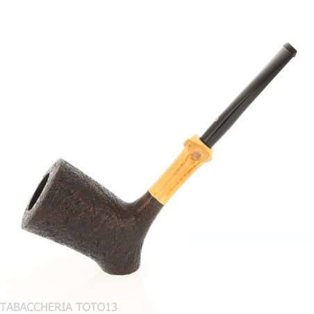 Tsuge Tokyo 553 woodstock or cornet in sanded briar - Tobacco Pipes - Natural root
