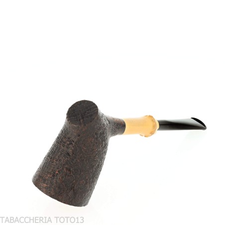 Tsuge Tokyo 553 woodstock or cornet in sanded briar - Tobacco Pipes - Natural root