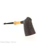Tsuge Tokyo 553 woodstock or cornet in sanded briar - Tobacco Pipes - Natural root