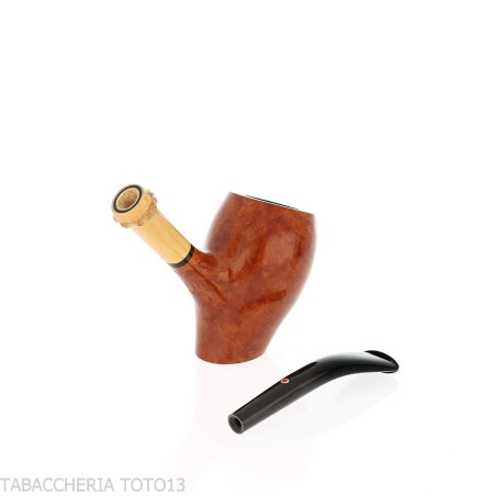 Tsuge Tokyo 551 Chimney stand up in natürlich klarem briar - Tabakpfeifen