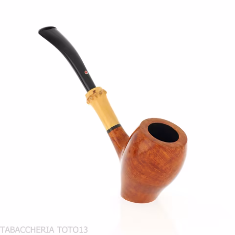 Tsuge pipe Tokyo 551 Chimney stand up en bruyère claire naturelle - Pipe Pour le Tabac - Racine naturelle