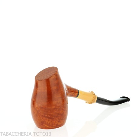 Tsuge Tokyo 551 Chimney stand up in natürlich klarem briar - Tabakpfeifen