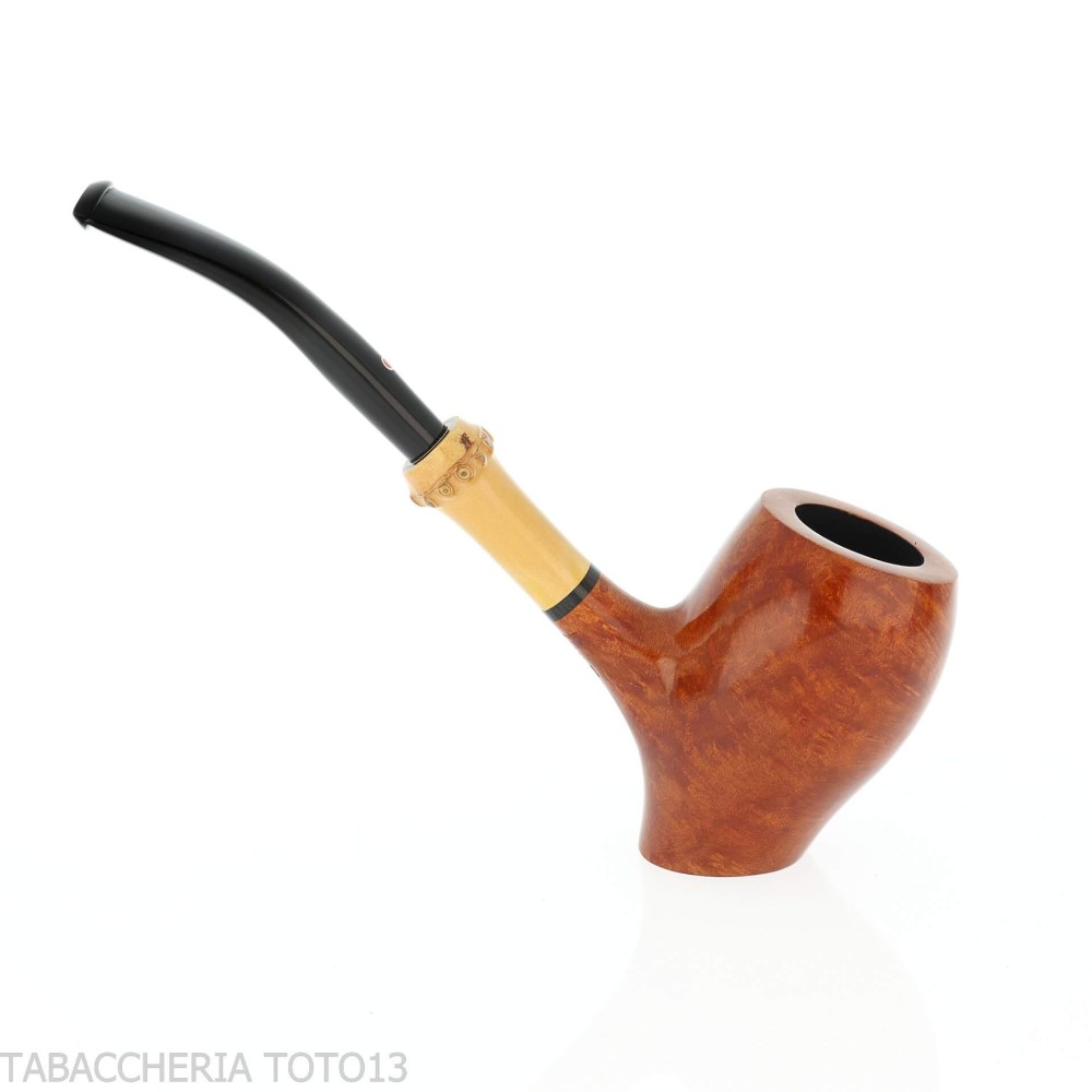 Tsuge pipe Tokyo 551 Chimney stand up in natural clear briar - Tobacco Pipes - Natural root