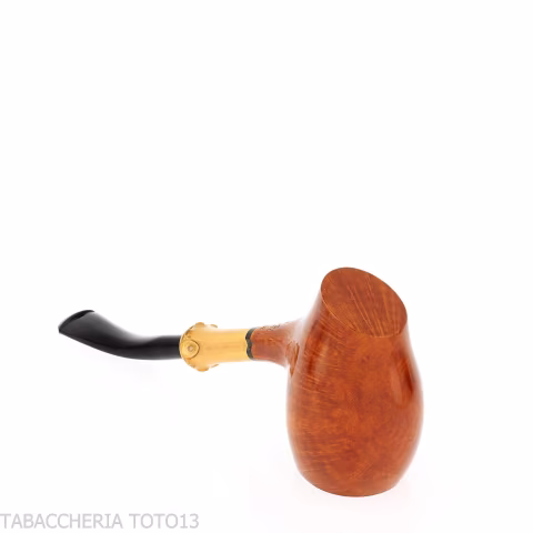 Tsuge pipe Tokyo 551 Chimney stand up en bruyère claire naturelle - Pipe Pour le Tabac - Racine naturelle