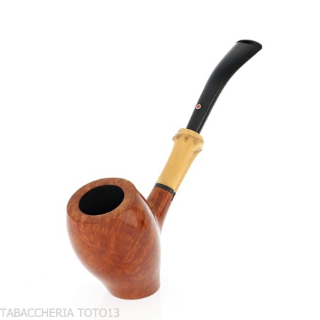 Tsuge Tokyo 551 Chimney stand up in natürlich klarem briar - Tabakpfeifen