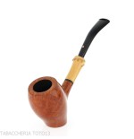 Tsuge pipe Tokyo 551 Chimney stand up in natural clear briar - Tobacco Pipes - Natural root