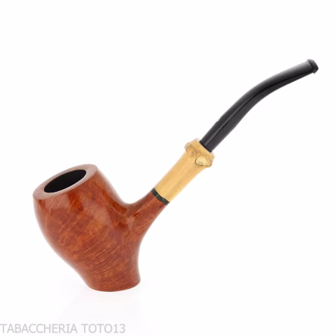 Tsuge pipe Tokyo 551 Chimney stand up en bruyère claire naturelle - Pipe Pour le Tabac - Racine naturelle