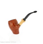 Tsuge pipe Tokyo 551 Chimney stand up en bruyère claire naturelle - Pipe Pour le Tabac - Racine naturelle