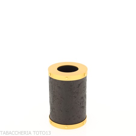 Tsuge pipa Yoroi G9 pipa de tabaco con chorro de arena negra y dorada - Pipas de Tabaco
