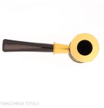 Tsuge pipa Yoroi G9 pipa de tabaco con chorro de arena negra y dorada - Pipas de Tabaco