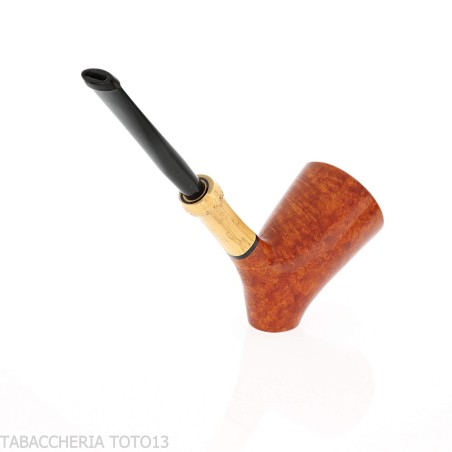 Tsuge Pfeife Tokyo 553 woodstock stand up in natürlich klarem briar - Tabakpfeifen