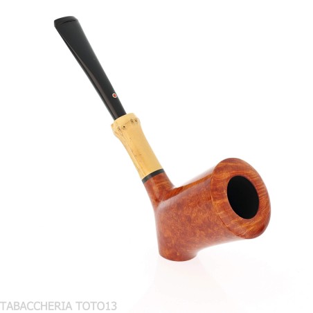Tsuge Pfeife Tokyo 553 woodstock stand up in natürlich klarem briar - Tabakpfeifen