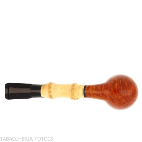 Tsuge Bamboo half bent billiard leichte natürliche Wurzel - Tabakpfeifen