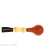 Tsuge Bamboo half bent billiard leichte natürliche Wurzel - Tabakpfeifen