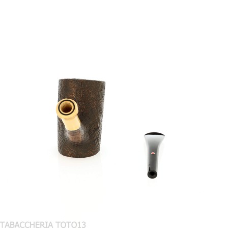 Tsuge Tokyo 552 cherrywood briar poncé - Pipe Pour le Tabac - Racine naturelle