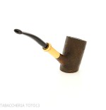 Tsuge Tokyo 552 cherrywood briar poncé - Pipe Pour le Tabac - Racine naturelle