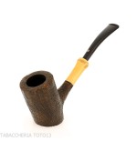 Tsuge Tokyo 552 cherrywood briar poncé - Pipe Pour le Tabac - Racine naturelle