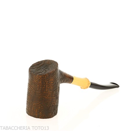 Tsuge Tokyo 552 cherrywood briar poncé - Pipe Pour le Tabac - Racine naturelle