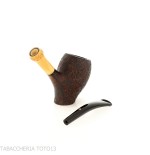 Tsuge Tokyo 551 Chimney briar de arena curvada - Pipas de Tabaco