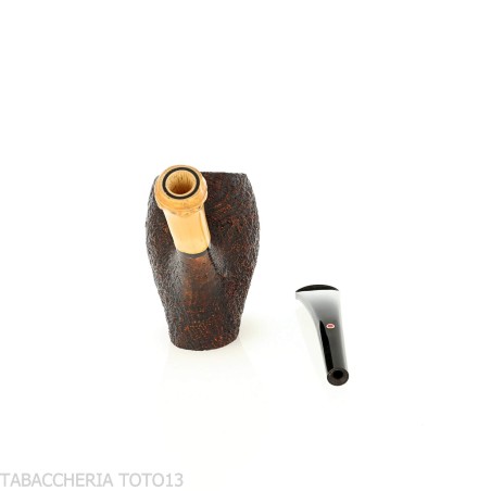 Tsuge Tokyo 551 Chimney Briar poncé incurvé - Pipe Pour le Tabac - Racine naturelle