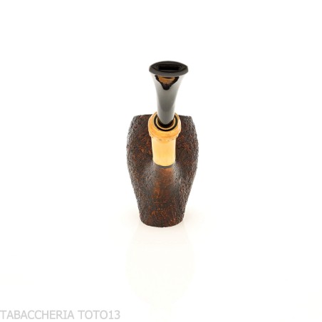 Tsuge Tokyo 551 Chimney gebogener geschliffener Briar - Tabakpfeifen