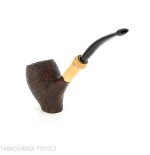 Tsuge Tokyo 551 Chimney briar de arena curvada - Pipas de Tabaco