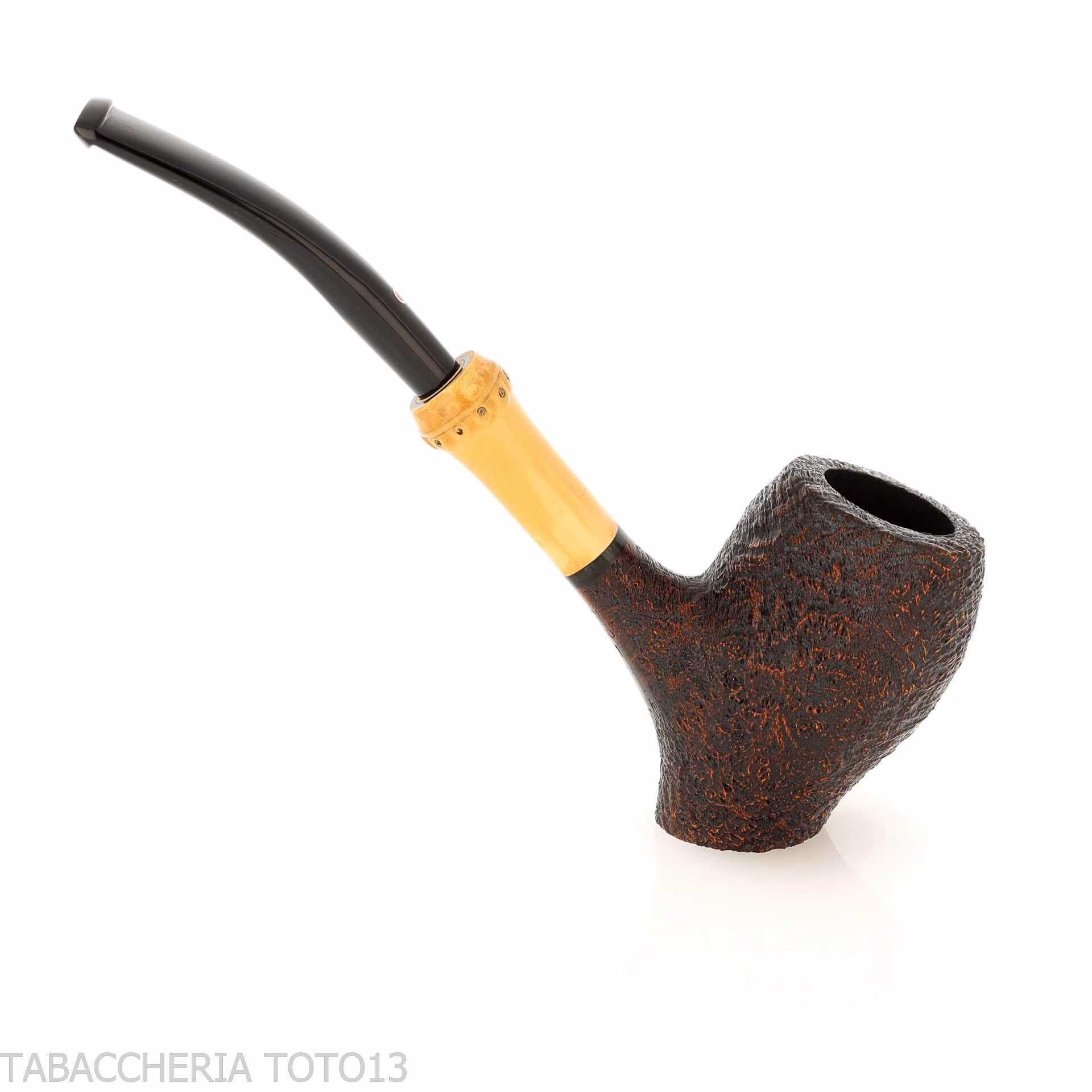 Tsuge Tokyo 551 Chimney briar de arena curvada - Pipas de Tabaco