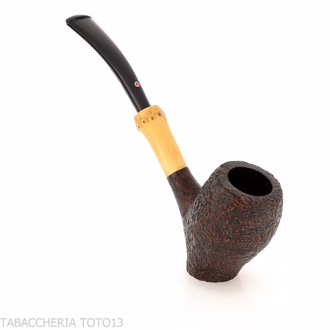 Tsuge Tokyo 551 Chimney curva in radica sabbiata - Pipe