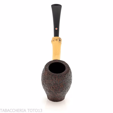 Tsuge Tokyo 551 Chimney curva in radica sabbiata - Pipe
