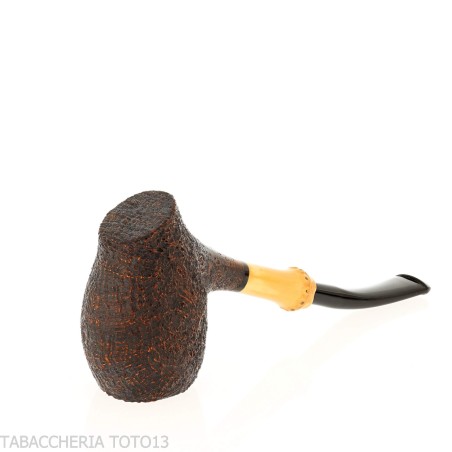 Tsuge Tokyo 551 Chimney gebogener geschliffener Briar - Tabakpfeifen