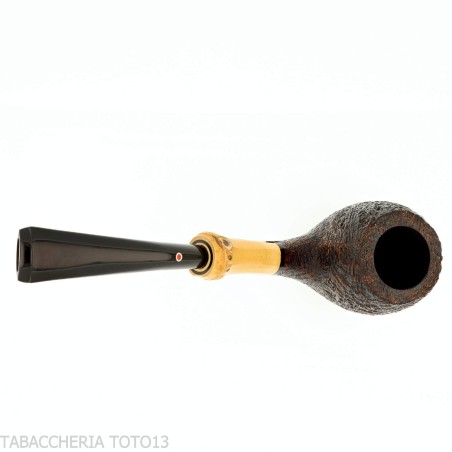 Tsuge Tokyo 551 Chimney gebogener geschliffener Briar - Tabakpfeifen