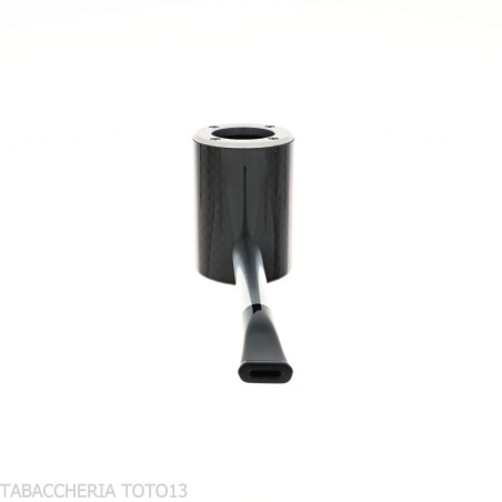 Pipe Tsuge e-star System en bruyère et carbone Concept Churchwarden - Pipe Pour le Tabac - Racine naturelle