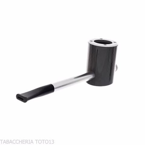 Tsuge e-star Systempfeife aus Bruyere- und Karbon-Churchwarden-Konzept - Tabakpfeifen