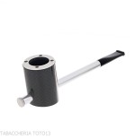 Tsuge e-star Systempfeife aus Bruyere- und Karbon-Churchwarden-Konzept - Tabakpfeifen
