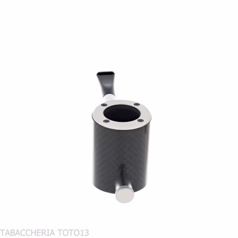 Pipa Tsuge e-star System en brezo y carbono Concepto Churchwarden - Pipas de Tabaco